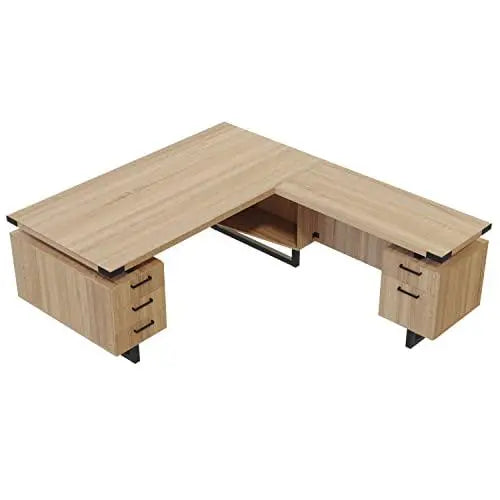 Mirella™ L-Shaped Configuration Executive Desk