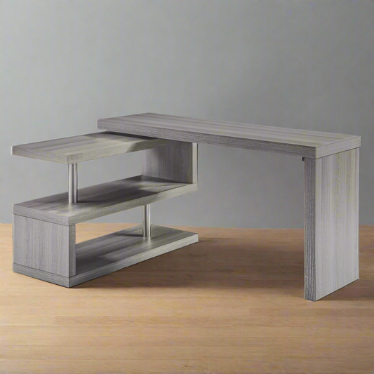 A33 Modern office Executive Desk in Matte Grey