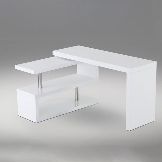 A33 Modern office Executive Desk in Matte White