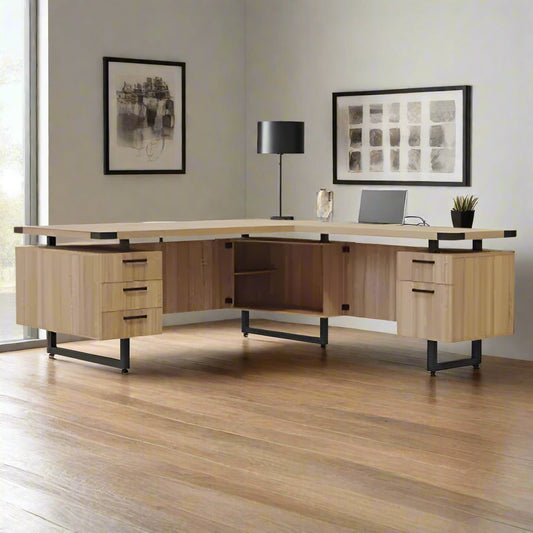 Mirella™ L-Shaped Configuration Executive Desk