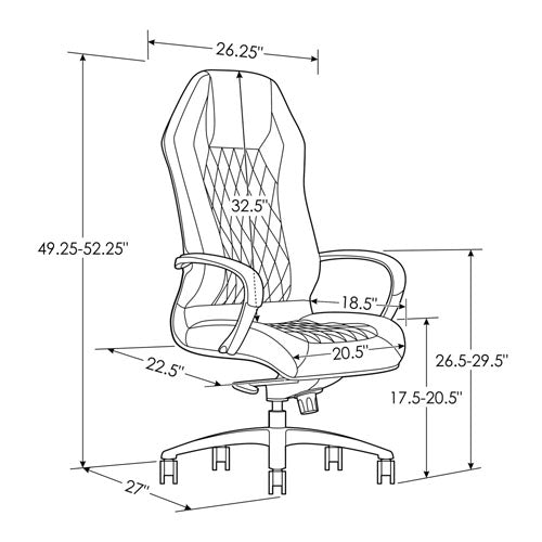 Sterling Leather Executive Chair